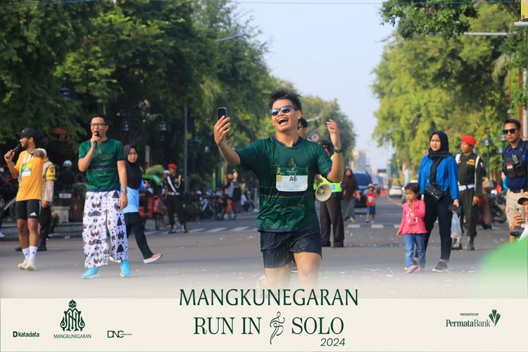 Race photo from Mangkunegaran Run 2024