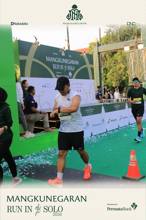 Race photo from Mangkunegaran Run 2024