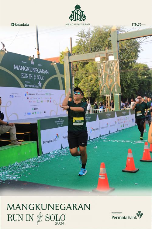Race photo from Mangkunegaran Run 2024