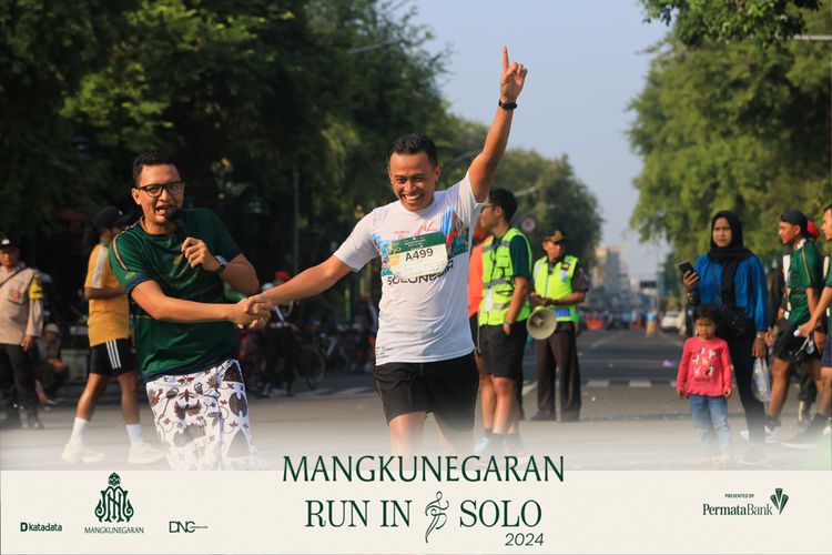Race photo from Mangkunegaran Run 2024