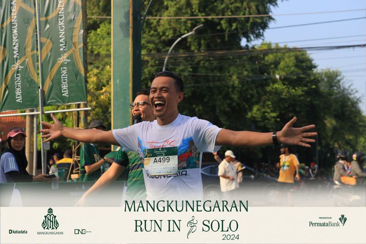 Race photo from Mangkunegaran Run 2024