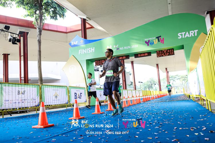 Race photo from BAF LIONS RUN 2024