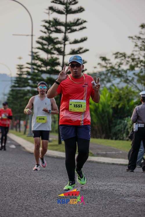 Race photo from CISANGKAN KBP CITY RUN 2025