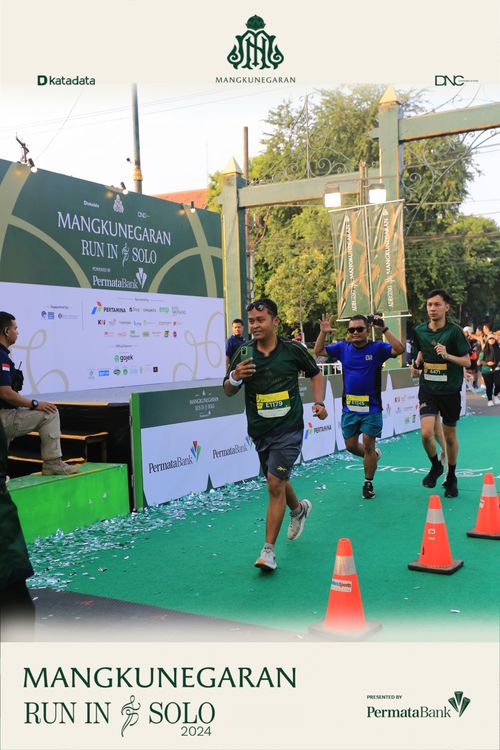 Race photo from Mangkunegaran Run 2024