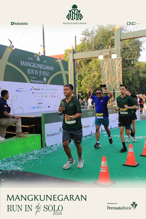 Race photo from Mangkunegaran Run 2024