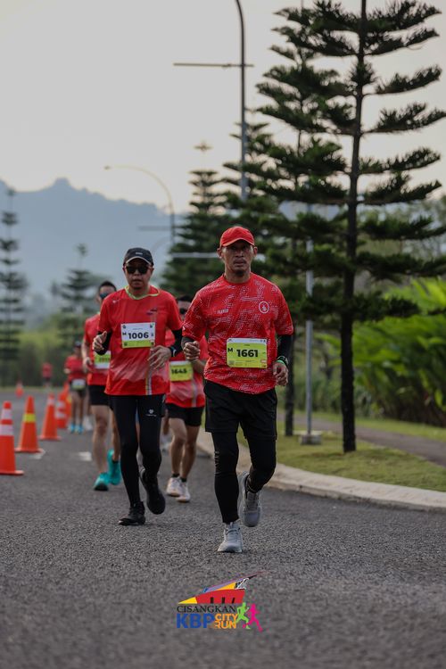 Race photo from CISANGKAN KBP CITY RUN 2025