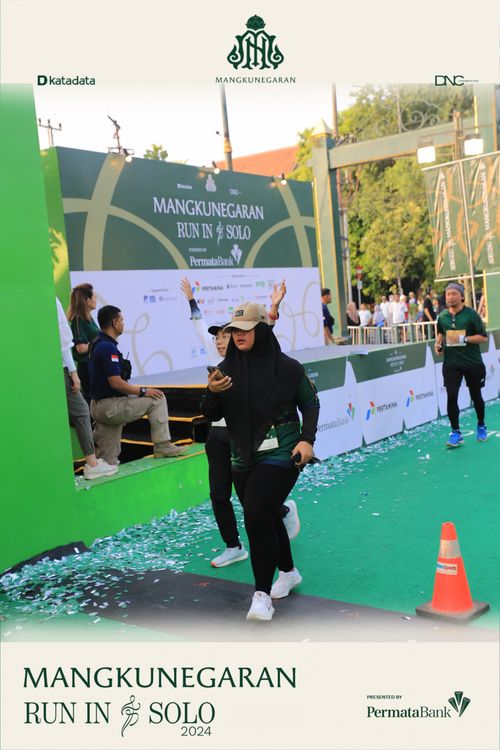 Race photo from Mangkunegaran Run 2024