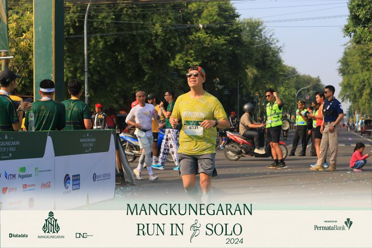Race photo from Mangkunegaran Run 2024
