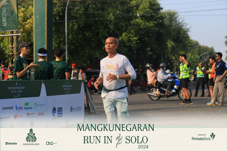 Race photo from Mangkunegaran Run 2024