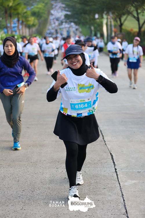 Race photo from Taman Budaya x BOGORUN 2025