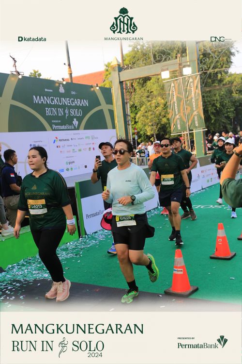 Race photo from Mangkunegaran Run 2024
