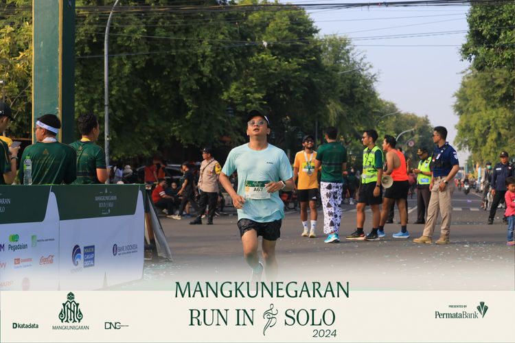 Race photo from Mangkunegaran Run 2024