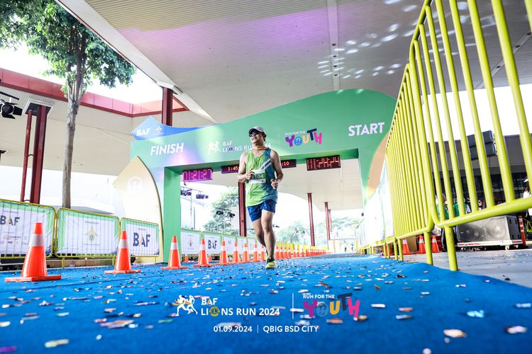 Race photo from BAF LIONS RUN 2024