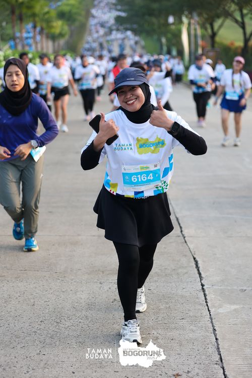 Race photo from Taman Budaya x BOGORUN 2025