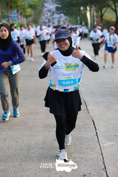 Race photo from Taman Budaya x BOGORUN 2025