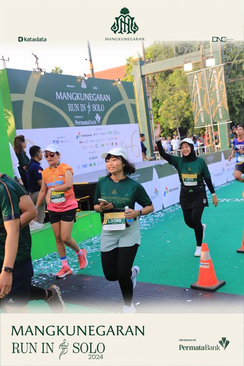 Race photo from Mangkunegaran Run 2024