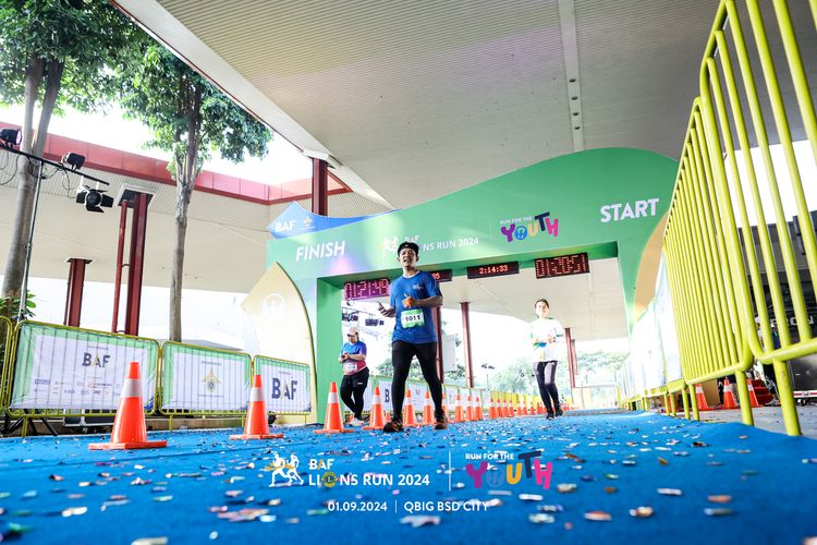 Race photo from BAF LIONS RUN 2024