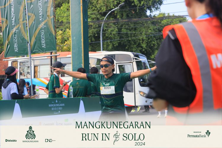 Race photo from Mangkunegaran Run 2024