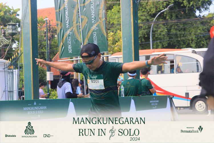 Race photo from Mangkunegaran Run 2024