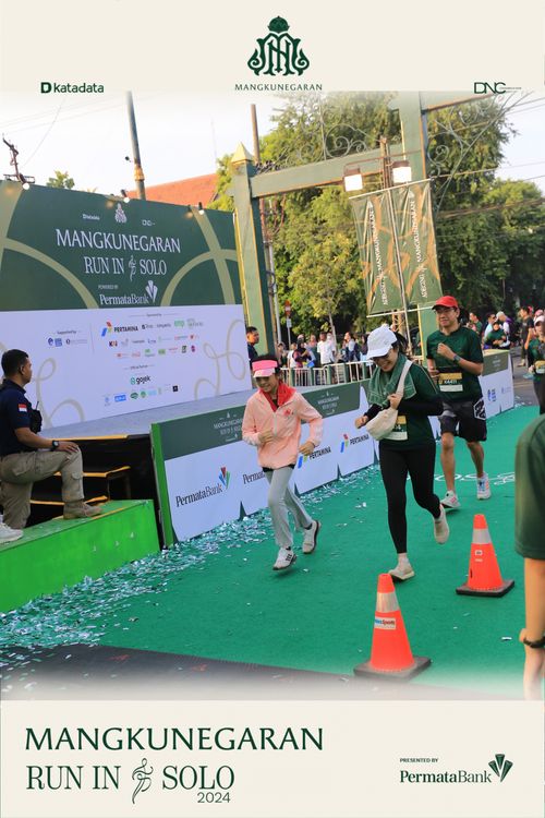 Race photo from Mangkunegaran Run 2024