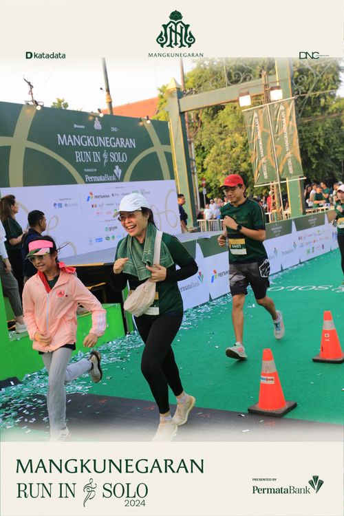 Race photo from Mangkunegaran Run 2024