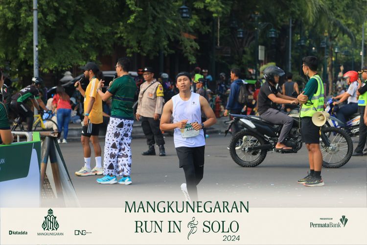 Race photo from Mangkunegaran Run 2024