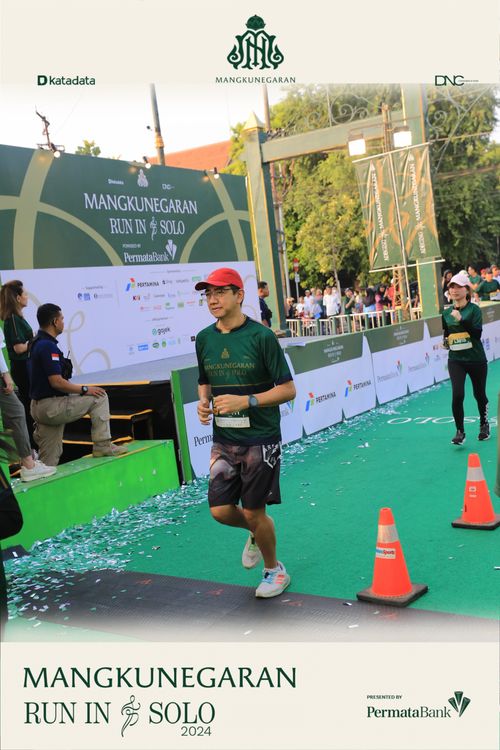 Race photo from Mangkunegaran Run 2024