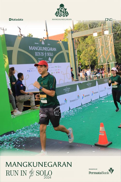 Race photo from Mangkunegaran Run 2024