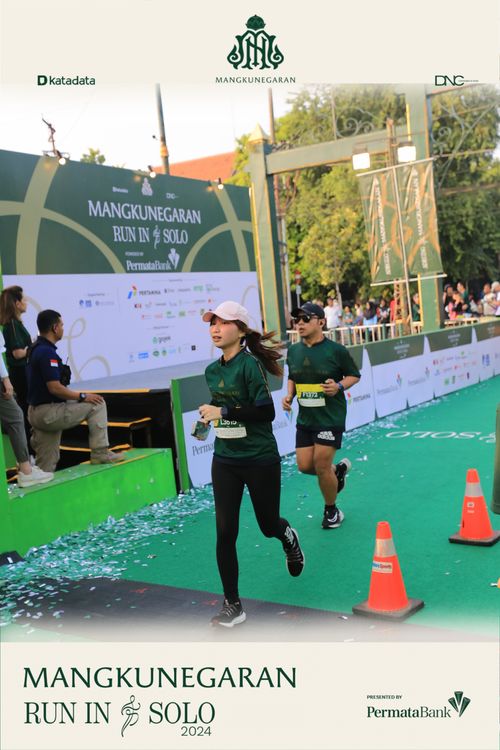 Race photo from Mangkunegaran Run 2024