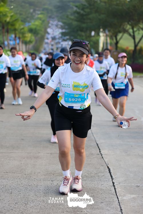 Race photo from Taman Budaya x BOGORUN 2025
