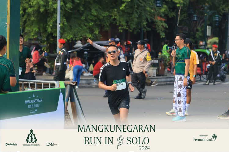 Race photo from Mangkunegaran Run 2024