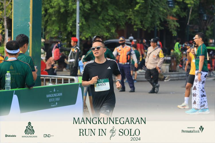 Race photo from Mangkunegaran Run 2024