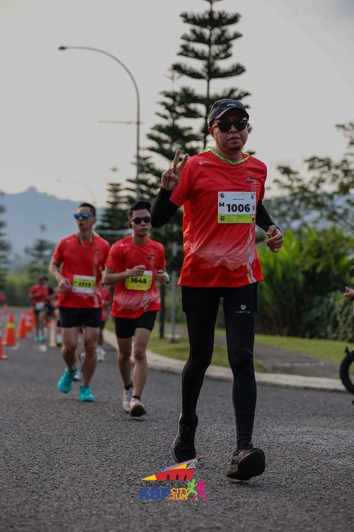 Race photo from CISANGKAN KBP CITY RUN 2025