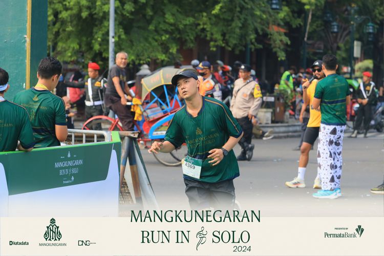 Race photo from Mangkunegaran Run 2024