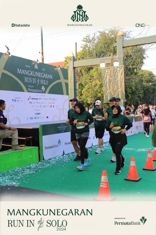 Race photo from Mangkunegaran Run 2024