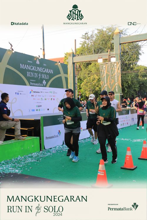 Race photo from Mangkunegaran Run 2024