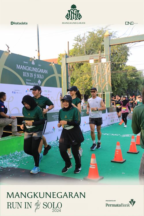 Race photo from Mangkunegaran Run 2024