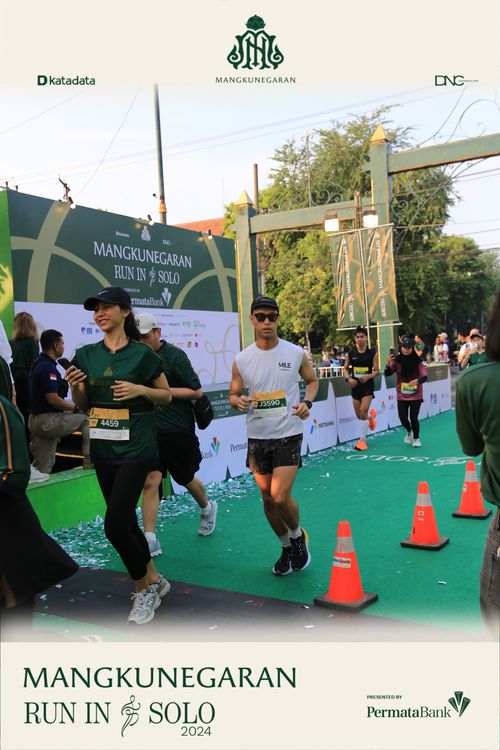 Race photo from Mangkunegaran Run 2024