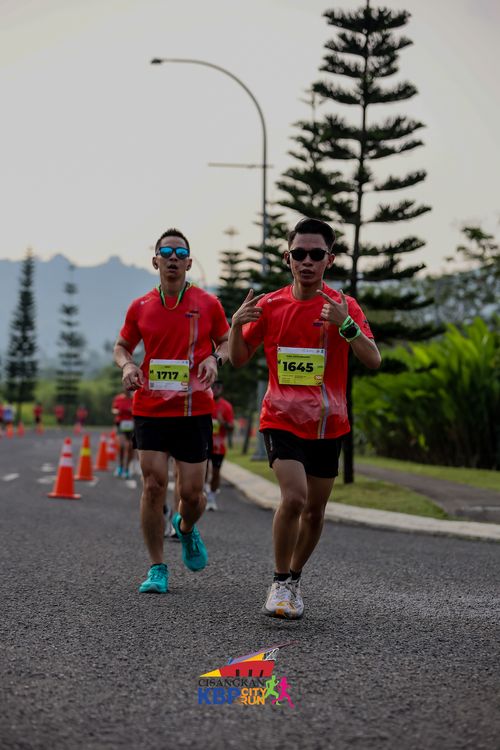 Race photo from CISANGKAN KBP CITY RUN 2025
