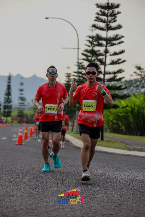 Race photo from CISANGKAN KBP CITY RUN 2025