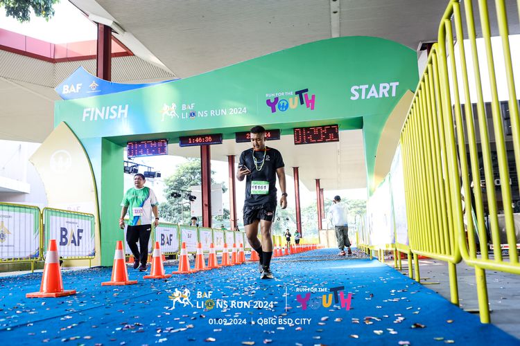 Race photo from BAF LIONS RUN 2024