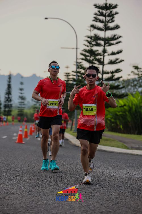 Race photo from CISANGKAN KBP CITY RUN 2025
