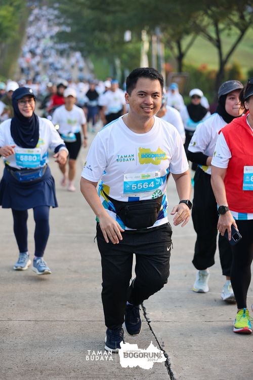 Race photo from Taman Budaya x BOGORUN 2025