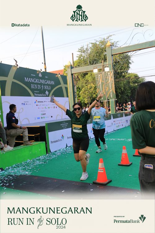 Race photo from Mangkunegaran Run 2024