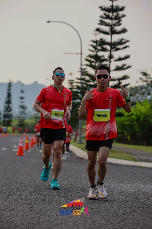 Race photo from CISANGKAN KBP CITY RUN 2025