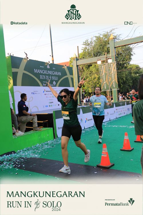 Race photo from Mangkunegaran Run 2024