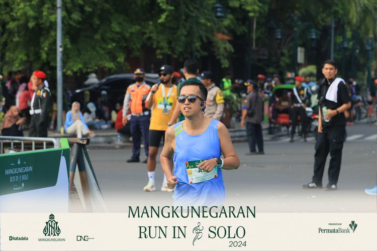Race photo from Mangkunegaran Run 2024