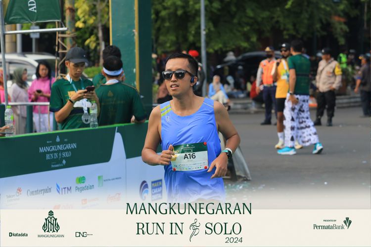 Race photo from Mangkunegaran Run 2024
