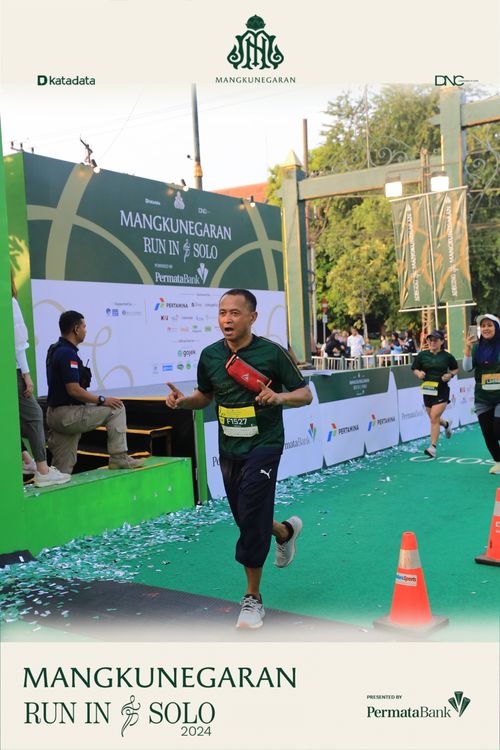 Race photo from Mangkunegaran Run 2024