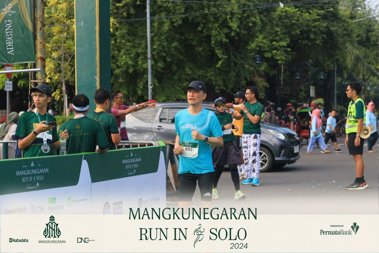 Race photo from Mangkunegaran Run 2024